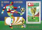 Fussball Und WM - Flaggen Äquator. Guinea Block 76 Plus 77 O 2€ - Briefmarken