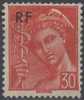 FRANCE 658 (o) Type Mercure Et POSTES FRANCAISES Surchargé RF - 1938-42 Mercurius