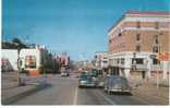 Port Angeles Washington, Ellis Chrome Street Scene, Chevron & 76 Gas Stations, Autos, On C1950 Vintage Postcard - Andere & Zonder Classificatie