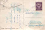 PPC POSTED WITH PORTO STAMP  AT DEPARTURE !!! - Cartas & Documentos