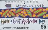 # AUSTRALIA 67 Australia Day 1994 - Abstract Design 5 Anritsu   Tres Bon Etat - Australia