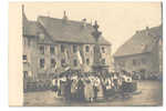 MASSEVAUX Carte Photo MASEVAUX  Fontaine, Militaires Et Alsaciennes, Drapeaux Français, Guerre De 1914-1918 - Masevaux