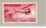 SM Mi.Nr.696/  - SAN MARINO -  Hubschrauber 1961** - Neufs