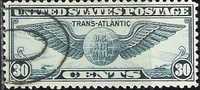 Trans-Atlantic 1939: New York-Marseille 30c Cancelled - 1a. 1918-1940 Usados