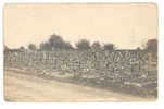 CHAUNY (Aisne) (02) Carte-Photo - Vue Du Cimetière Militaire Allemand - Guerre- 14-18 - Militaria - état - Chauny