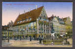 Germany Bayern Augsburg Weberhaus M. Merkurbrunnen König Ludwig III Augsburg Cancel 1918 - Augsburg