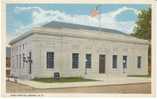 Keene New Hampshire Post Office On C1920s/30s Vintage Postcard - Altri & Non Classificati