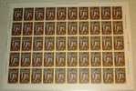 GREECE 1970 ANGEL OF THE ANNUNCIATION SHEET OF 50 MNH - Hojas Completas