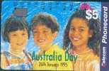 # AUSTRALIA 96 Australia Day 1995 - Children's Faces 5 Anritsu   Tres Bon Etat - Australia