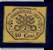 Pontificio-1867-40c Giallo – Unif.17 – Nuovo SG  - - Papal States