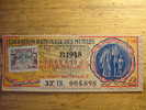ANCIEN BILLET DE LOTERIE NATIONALE DE 1948 Avec Son Timbre - Fédération NAtionale Des Mutilés - Fédération André Maginot - Lotterielose