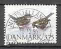 Denmark 1994 Mi. 1086  3.75 Kr  Native Animals Einheimische Tiere Birds Haussperling Deluxe Cancel !! - Gebraucht