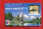 Japan Japon  Telefonkarte Télécarte Phonecard Telefoonkaart  -  Alpen Berge Alps - Montañas