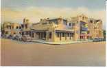 Sante Fe New Mexico, La Fonda Hotel Lodging On 1930s Vintage Curteich Linen Postcard - Other & Unclassified