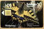 SLOVENIA PHONECARD WITH BUTTERFLY PAPILIO MACHAON - Butterflies