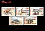 AMERICA. CUBA MINT. 2005 FAUNA PREHISTÓRICA. DINOSAURIOS - Ongebruikt