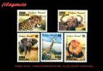 AMERICA. CUBA MINT. 2005 FAUNA DEL JARDÍN ZOOLÓGICO NACIONAL - Unused Stamps