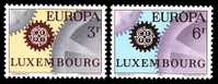 (006) Luxembourg  Europa 1967 / Zahnrräder / Cogwheels   ** / Mnh  Michel 748-49 - Unused Stamps