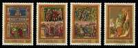(016) Luxembourg  Manuscripts / Handschriften / History / Culture   ** / Mnh  Michel 820-23 - Unused Stamps