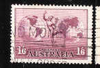 Australia 1934 Mercury & Hemispheres Air Post Stamp Globe Used - Usati