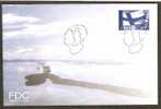 Finland 2002 National Flag Map Island View FDC # 8037 - Sobres