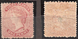 TURKS & CAICOS ISLANDS..1873/1879...Michel # 4...MLH...MiCV - 50 Euro. - Turks & Caicos (I. Turques Et Caïques)