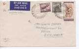 India Cover Sent Air Mail  To Denmark 12-12-1970 - Covers & Documents