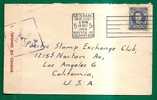 AUTRALIA - VF 1944 WW2 CENSORED COVER From BRISBANE To CALIFORNIA - Cartas & Documentos