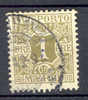 Denmark 1914 Mi. 1 X  1 Ø Postage Due Verrechnungsmarke AVISPORTO-MÆRKE Perf. 12 3/4 - Segnatasse