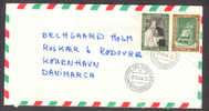 Vatican Citta' Del Vaticano Deluxe Posta Aerea Cancel Cover 1966 To Roedovre Danimarca - Airmail