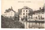 45 -   CEPOY  -  Les Moulins  - Animée  Meuniers Sur Des Barques - Pub: Moulins à Cylindres Renault - Briare