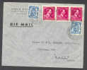 Belgium Airmail Emile Warin Bruxelles 1946 Cover To Malmö Suéde Sweden - Other & Unclassified