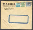 Belgium Airmail MACBEL Sociéte Belge Des Machines-Outils Outillages Précision Bruxelles 1946 Cover - Other & Unclassified