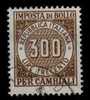 1957 / 62  - MARCA  DA BOLLO PER CAMBIALI  - Imposta Di Bollo Fil. Stelle - Lire 300 - Steuermarken