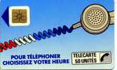 Ko46-410    CORDON  50u     Puce SO2  VARIETE  IMPRESSION EN BIAIS AU VERSO !!!!! - Telefonschnur (Cordon)