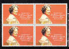 Samoa 1980 Queen Mother Elizabeth Birthday Blk Of 4 MNH - Samoa (Staat)