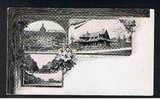 Early Private Mailing 3 View Postcard - Preoria Illinois USA - Main & Adams Steet - Court House -  Ref 7880 - Other & Unclassified