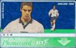 # UK_BT BTC179 EURO 96 Football Jamie Redknapp 20 Landis&gyr  -sport,football-   Tres Bon Etat - Altri & Non Classificati