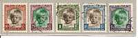 Lux Mi.nr.240-41/ LUXEMBURG -  Prinzessin Alix 1931 O - Gebraucht