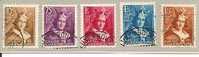 Lux Mi.Nr.252-56/  LUXEMBURG -  Kinderhilfe 1933 O - Used Stamps