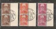 Lux Mi.Nr.572-74/  LUXEMBURG -  Paarsatz EUROPA 1957 Mit Sonderstempel - Used Stamps