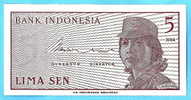 Indonesie 5 Sen 1964 Neuf Indonesia Uncirculated Militaire Military UNC Non Circulé - Indonesien