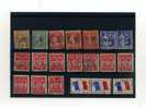 - ENSEMBLE DE TIMBRES DE FRANCE . FRANCHISE MILITAIRE - Militaire Zegels