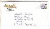 GOOD Postal Cover CANADA To ESTONIA 2005 - Good Stamped: Flowers - Cartas & Documentos