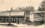 LOCHES...Vue Du Chateau Et.. Lavoir - Loches