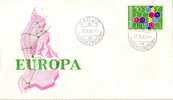 EUROPA-LIECHTENSTEIN-SUR LETTRE RARE 19-9-1960 N°355 - FDC