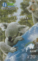 Télécarte CHINE - ANIMAL - BEBE KOALA & Logo ELEPHANT / SERIE 5/4 - CHINA CNC Phonecard Telefonkarte  - BE 196 - Chine