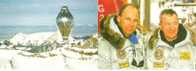 Schweiz Suisse 1999: BREITLING ORBITER 3 & Bertrand Piccard / Brian Jones (2 Cartes Postales) Avec ⊙ Premier Jour - Mongolfiere