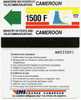 @+ Cameroun - 1500F Verso EMS - Kameroen