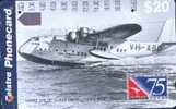 # AUSTRALIA 140 1920-1995 Qantas 75 Years - Short S23 C  Class Empire -avion,plane-    Tres Bon Etat - Australia
